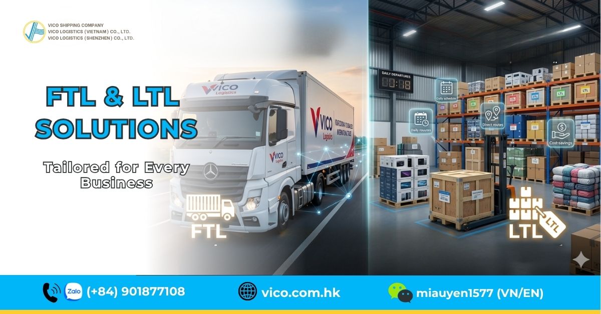 FTL and LTL trucking services from Vietnam to Cambodia