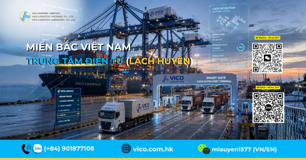 Cảng nước sâu Lạch Huyện Hải Phòng - Cửa ngõ hàng điện tử