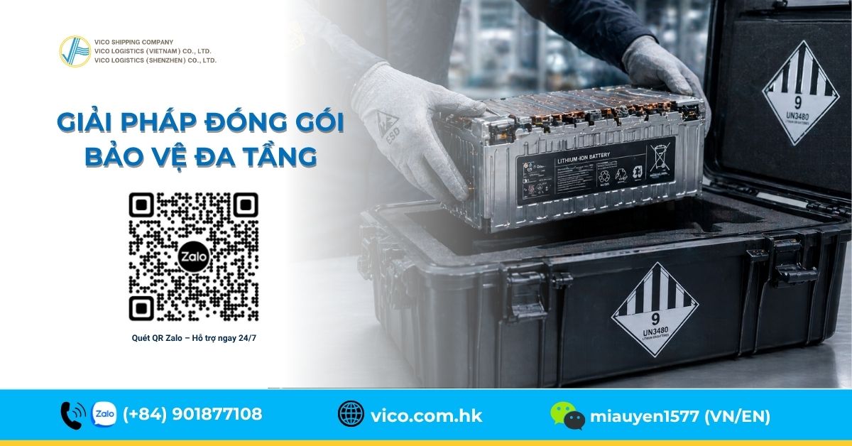 Nguy cơ cháy nổ pin Lithium trong vận tải