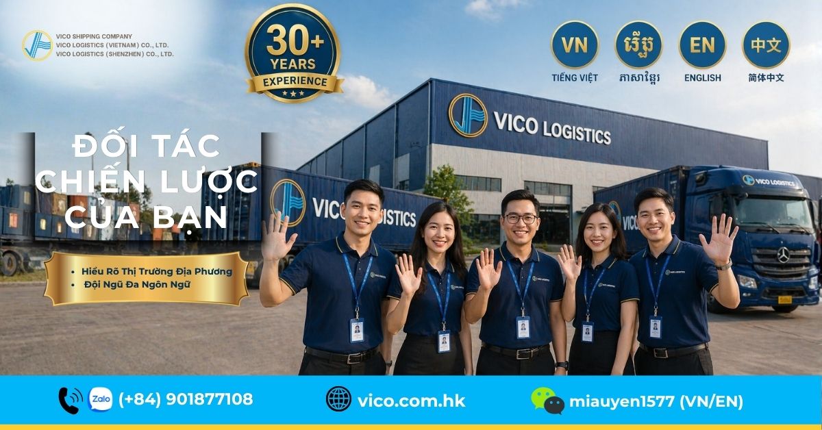 Tại sao chọn VICO Logistics đi Campuchia?