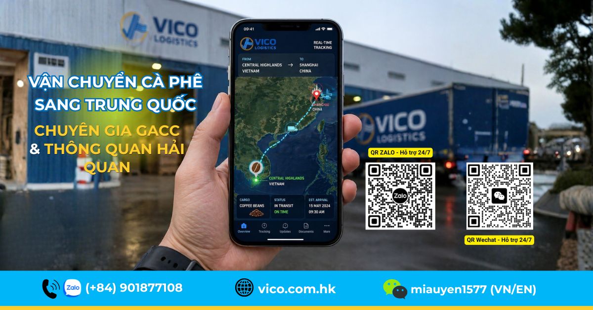 Hỗ trợ đăng ký mã GACC xuất khẩu cà phê đi Trung Quốc