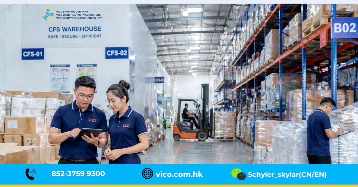 货物在我们的CFS仓库系统中检查并系统化包装