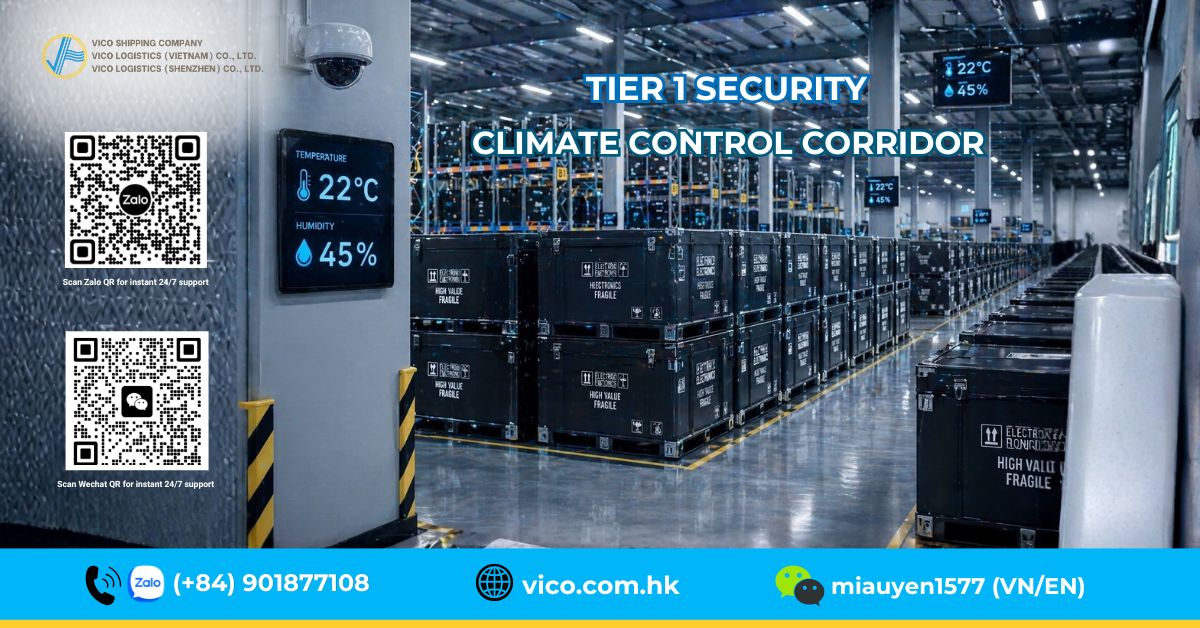 Temperature & Humidity Controlled Warehousing for Electronics