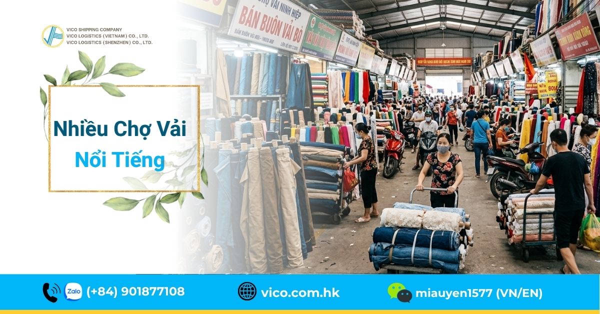 Chợ vải Soái Kình Lâm và Tân Bình TP.HCM
