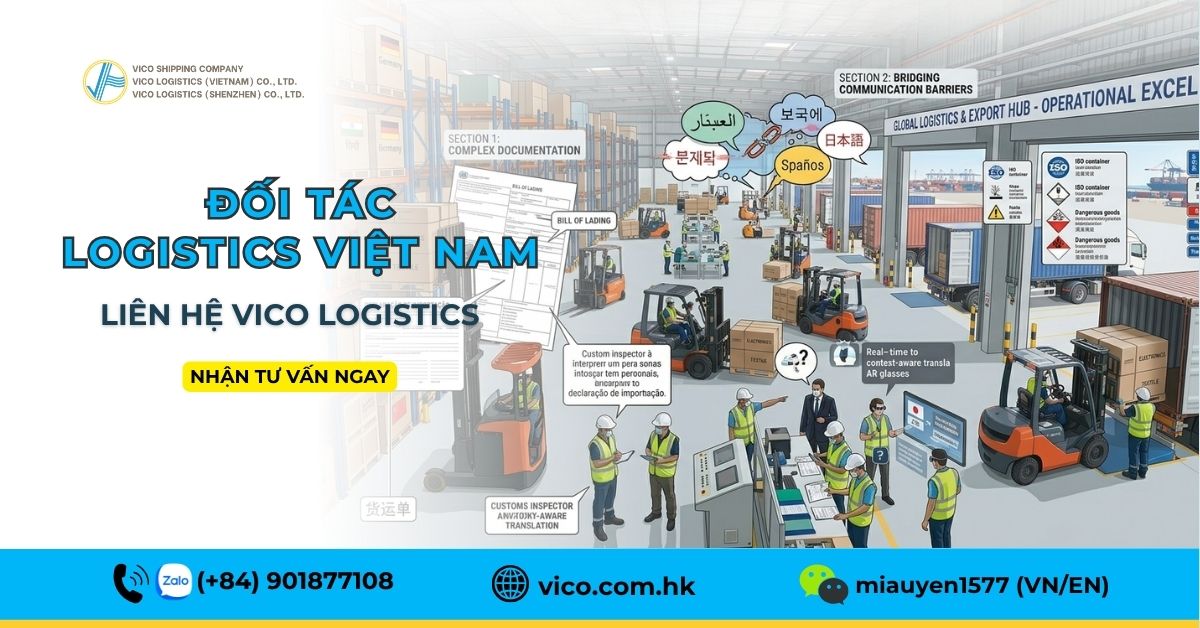 Giải pháp logistics B2B chuỗi cung ứng của VICO Việt Nam