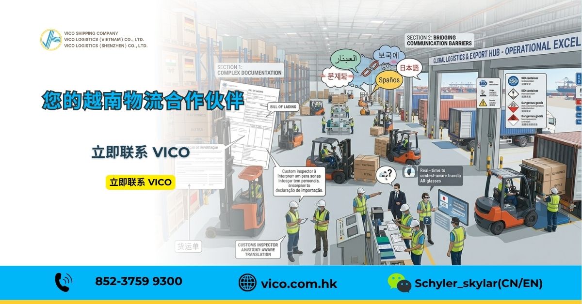 与合适的物流合作伙伴一起从越南开始采购