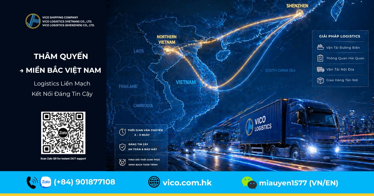 Tuyến vận tải bộ Trung Quốc - Việt Nam cho ngành nhựa