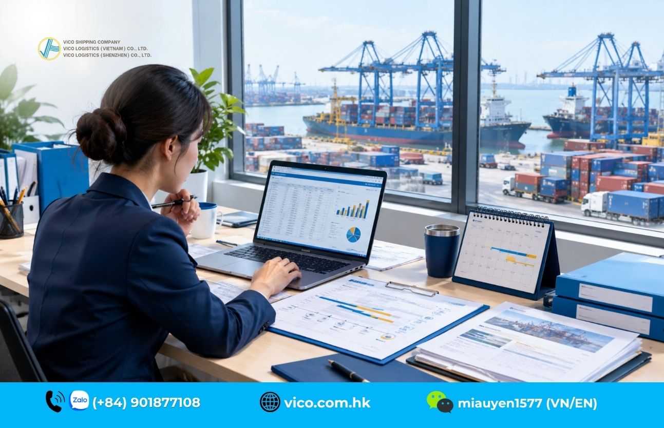 Cán bộ hải quan kiểm tra nhãn hàng hóa, số lượng kiện hàng và hàng nhập khẩu trong quá trình kiểm tra thực tế.