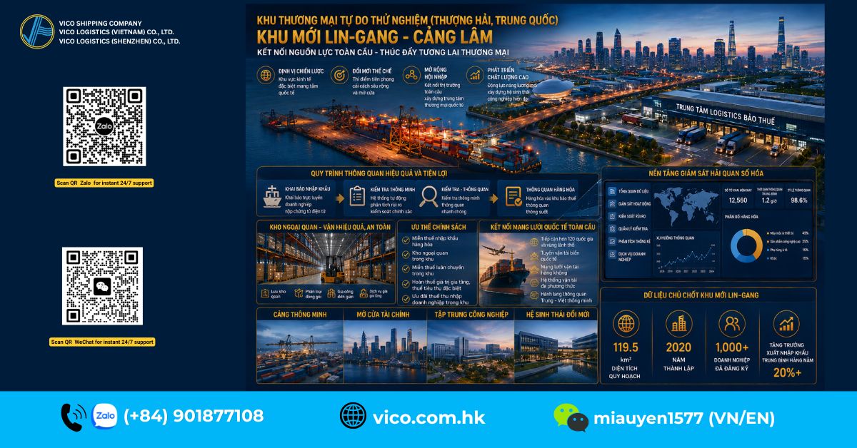 Khu thương mại tự do Thượng Hải – trung tâm logistics và tài chính