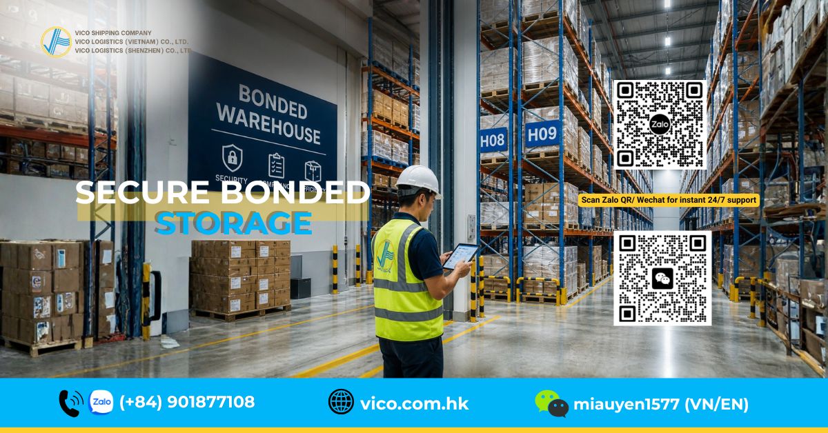 Secure bonded warehouse services that allow tax deferral in Vietnam