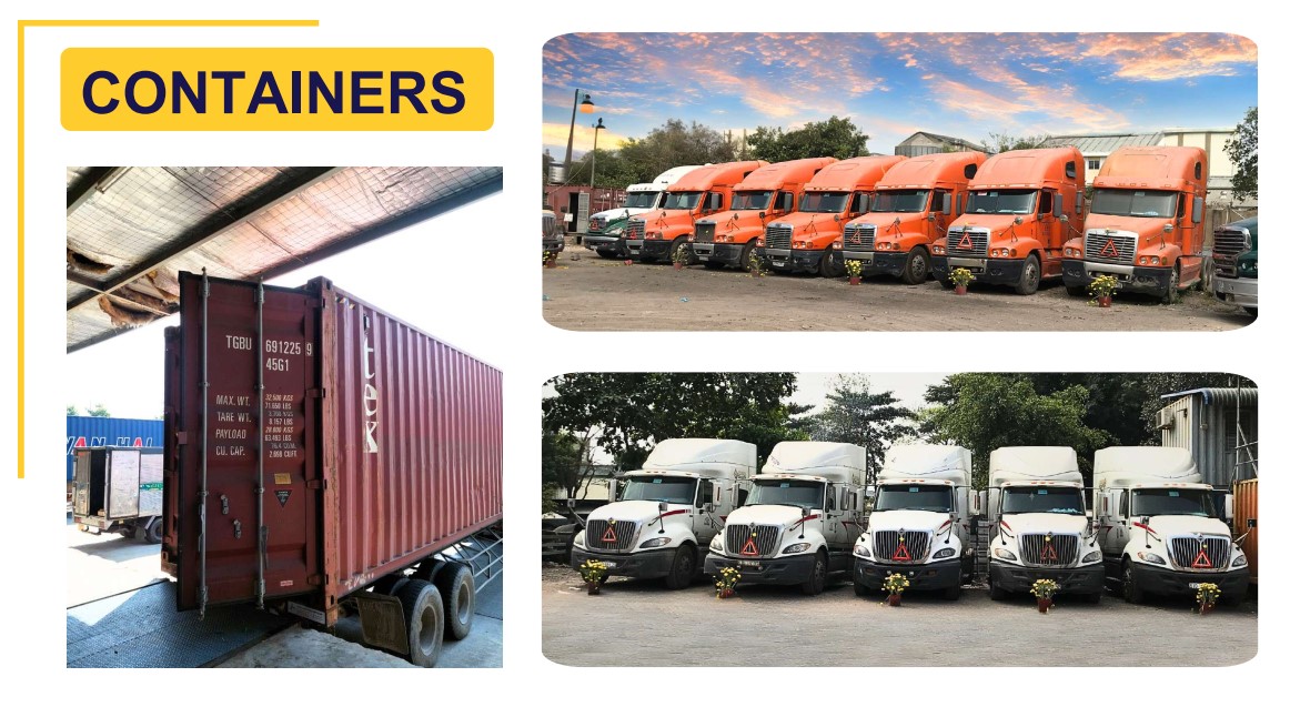 our VICO container trucks