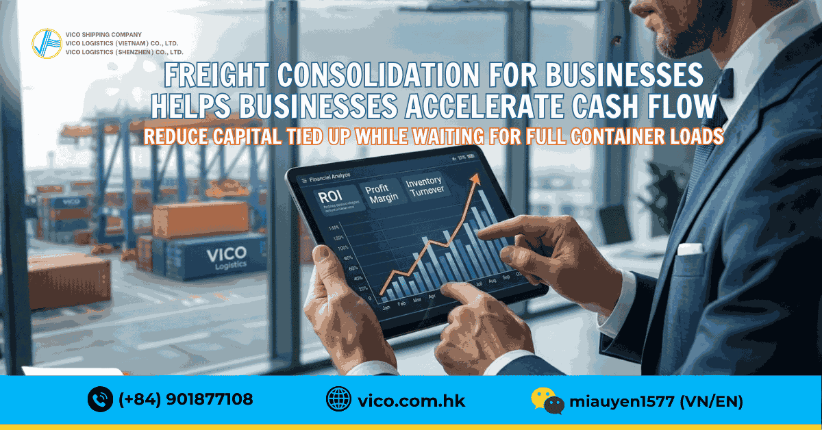 E-commerce business using LCL consolidation from China