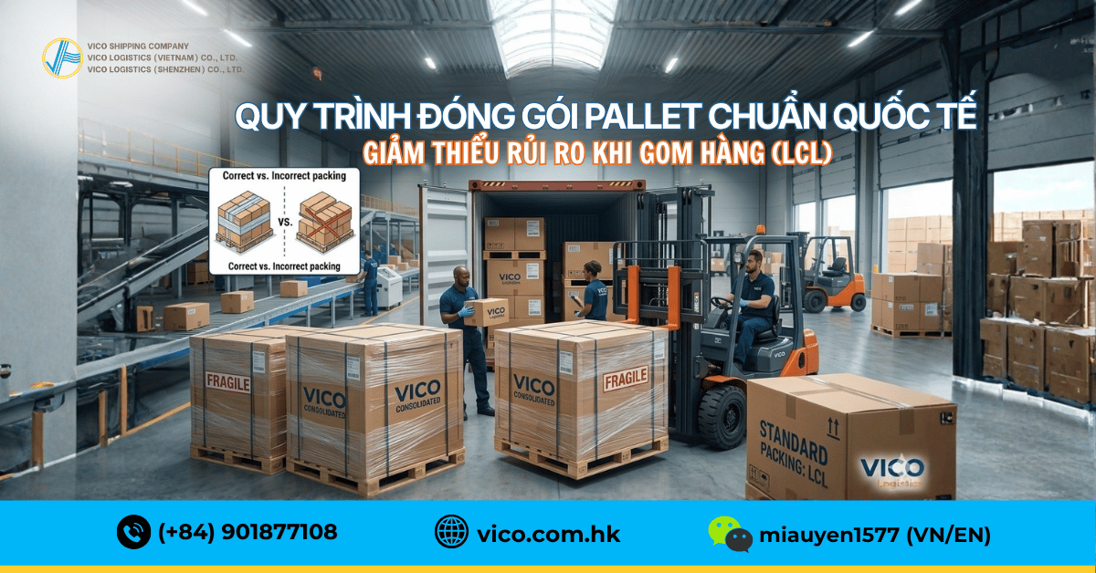 Đóng gói chuyên nghiệp cho hàng gom an toàn