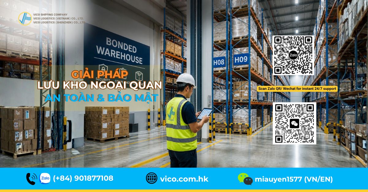 Dịch vụ kho ngoại quan an toàn giúp tạm hoãn thuế tại Việt Nam