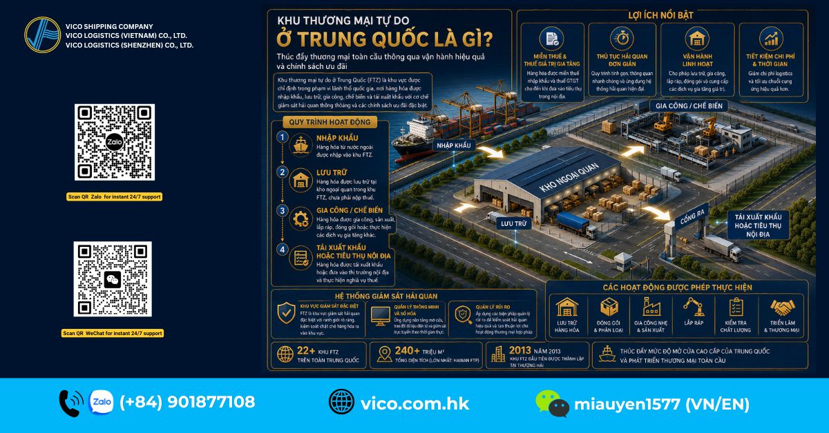 Khu thương mại tự do Trung Quốc là gì và hoạt động như thế nào