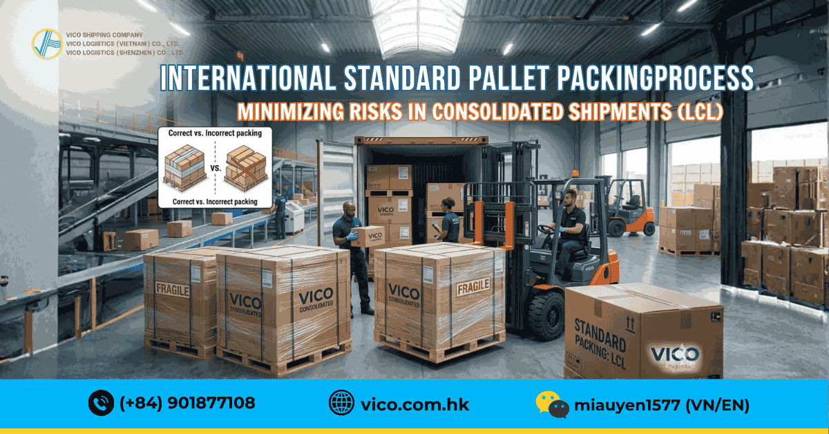 Professional packing for consolidated freight safety