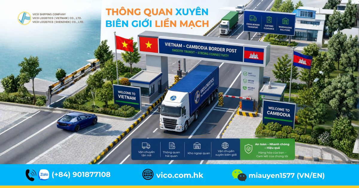 Thông quan tại biên giới Việt Nam - Campuchia (Mộc Bài - Bavet)
