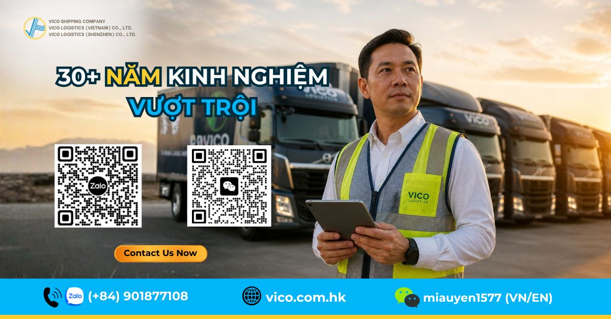 Đội ngũ chuyên gia VICO Logistics hơn 30 năm kinh nghiệm vận tải Đông Dương
