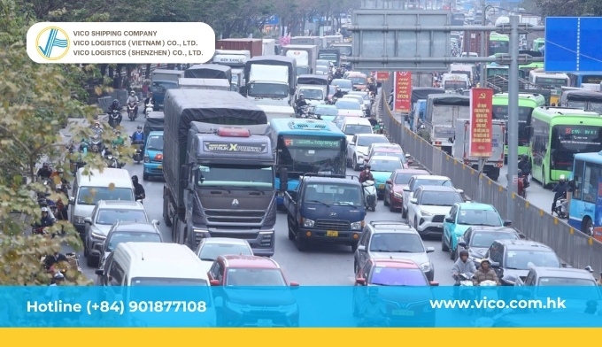 更新河内的卡车限制路线列表，以调整运输计划并避免中断供应链。